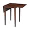 International Concepts Round Small Dropleaf Table, Espresso, 20.6 W, 36 L, 29 in H, Wood, Espresso T581-2236D - alternate 4